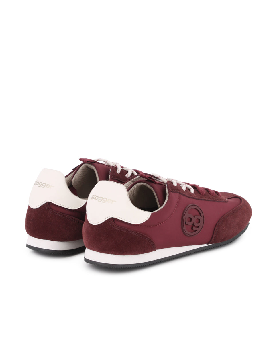 Zapatillas Blogger Mirena Burdeos Mujer