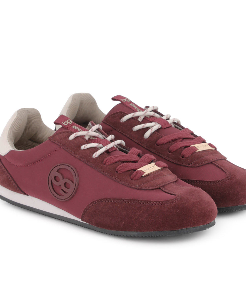 Zapatillas Blogger Mirena Burdeos Mujer