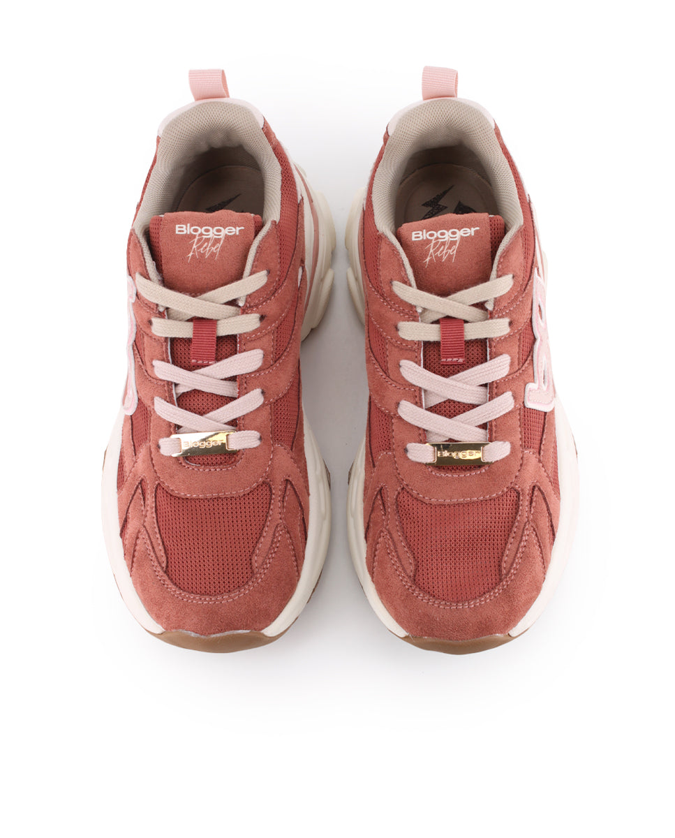Zapatillas Blogger Misha Peach Mujer