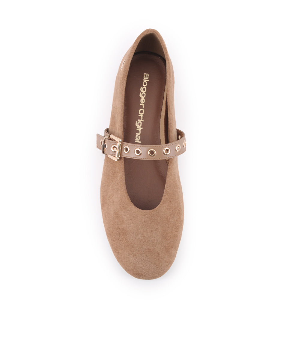 Manoletinas Blogger Alessia Camel Mujer