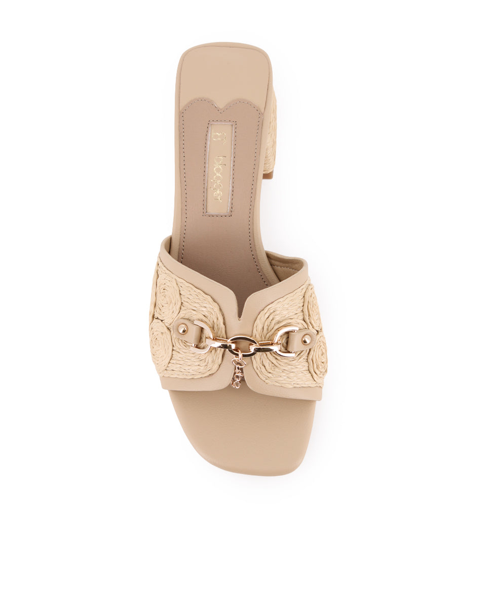 Sandalias Blogger Cozumel 02 Beige Mujer