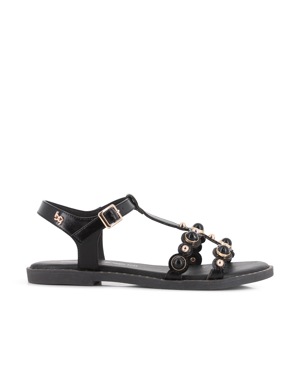 Sandalias Blogger Trento Negro Mujer