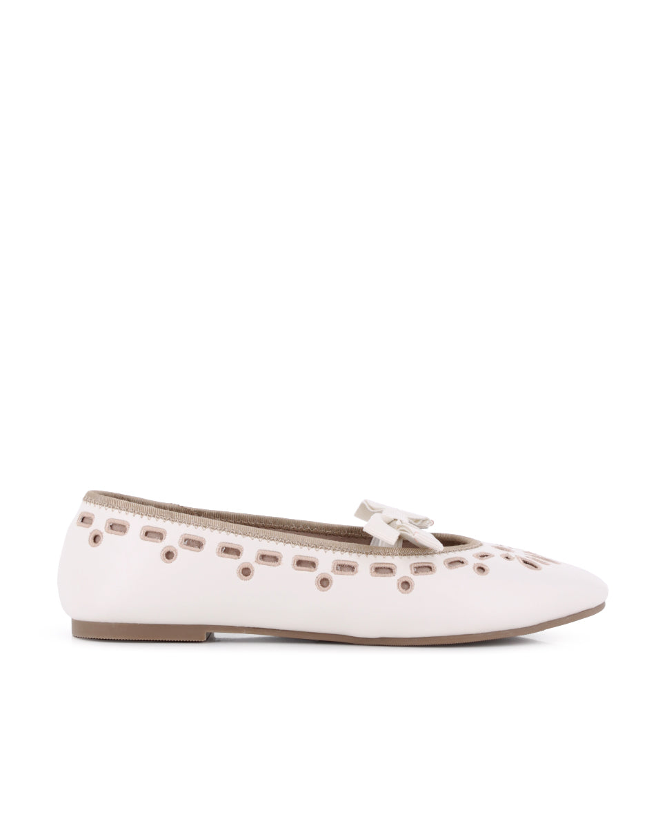 Bailarina Blogger Vionette Blanco Mujer