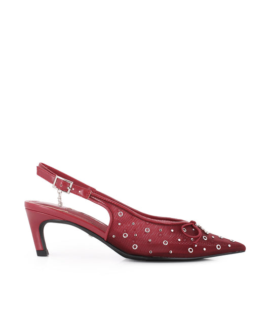 Tacones Blogger Palermo Rojo Mujer