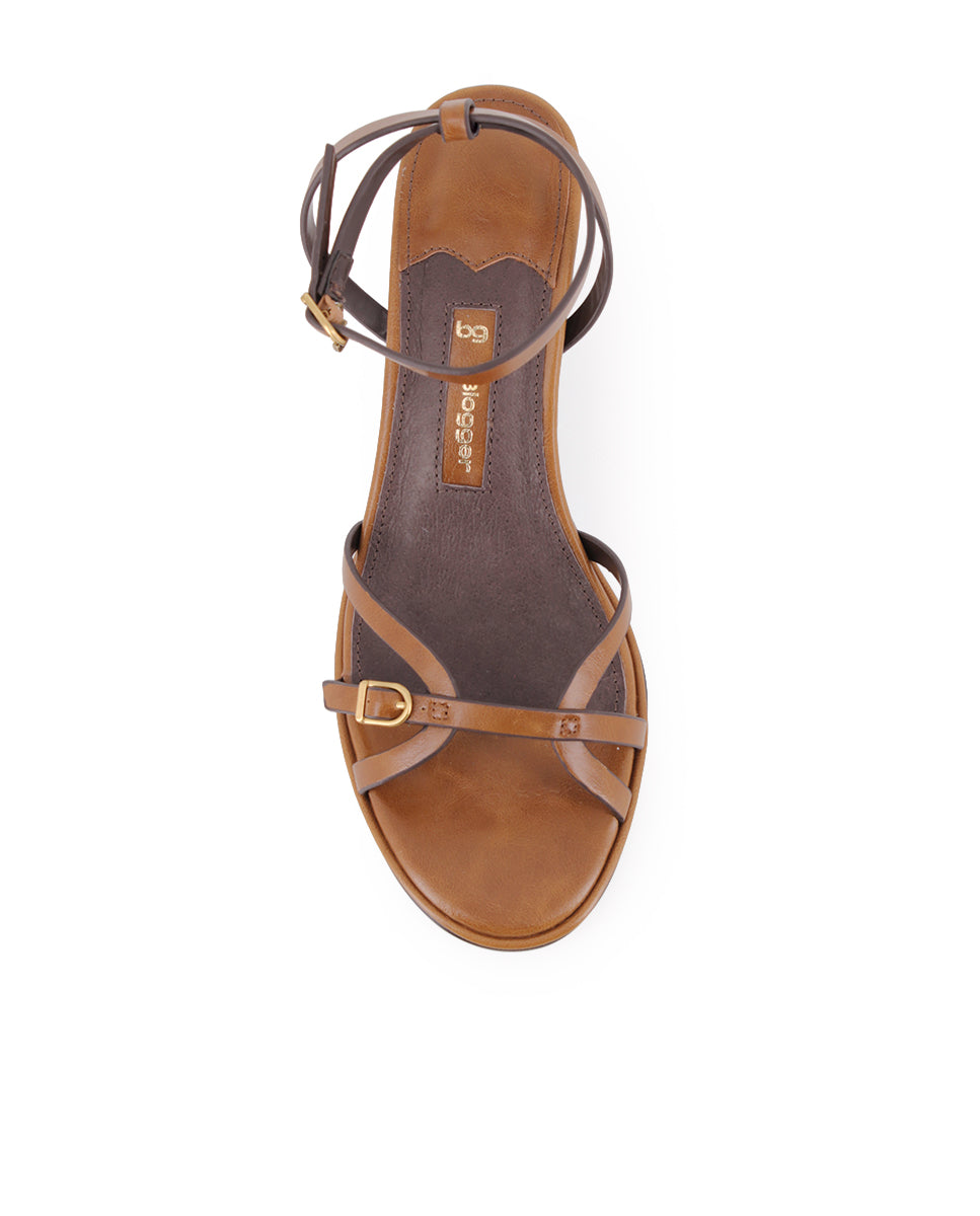 Sandalias Blogger Beverly Cuero Mujer