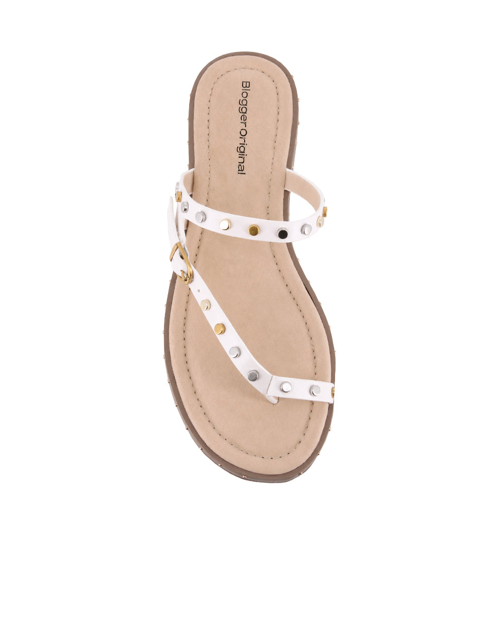 Sandalias Blogger Fiora Blanco Mujer