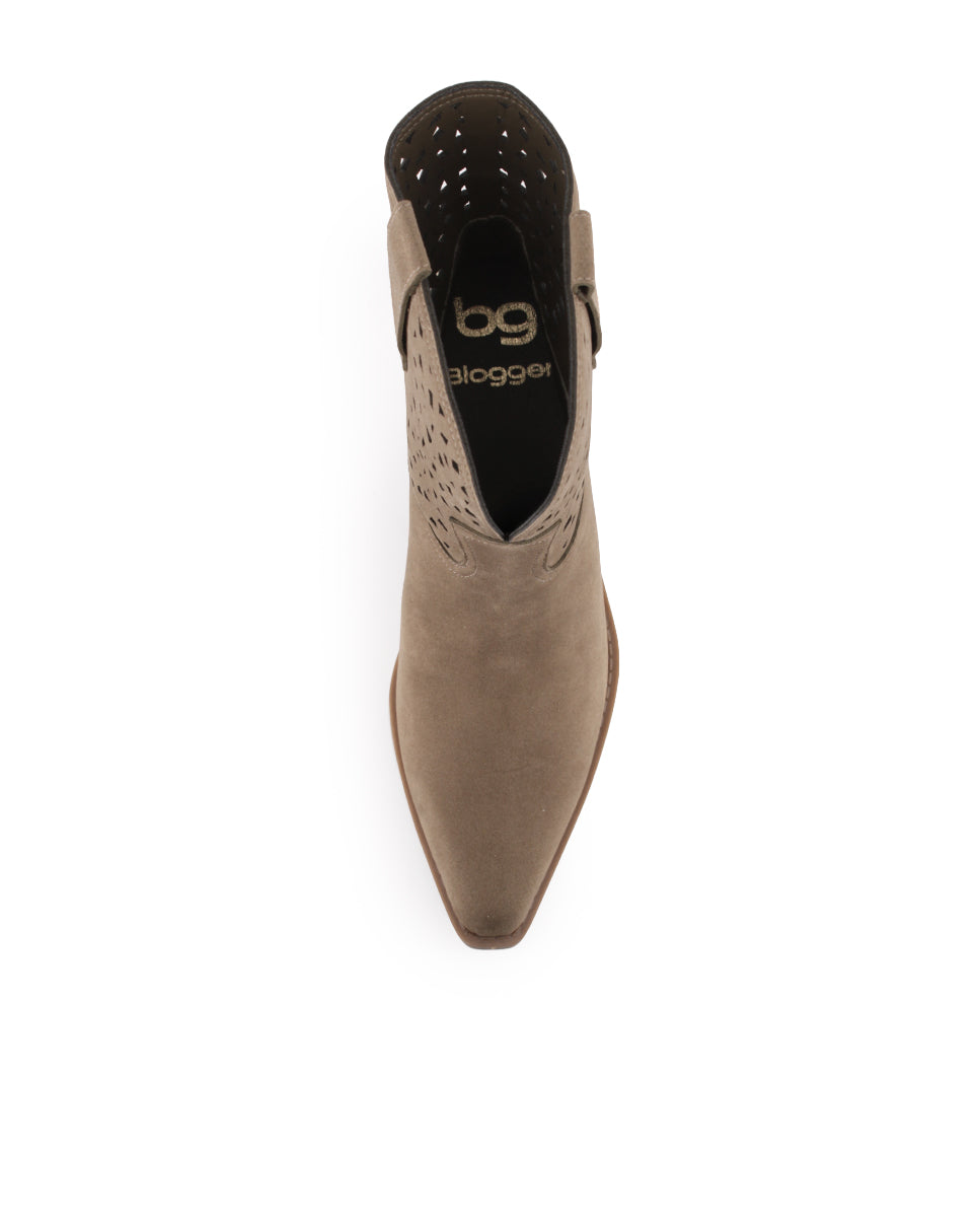 Botines Blogger Hoodoo Taupe Mujer