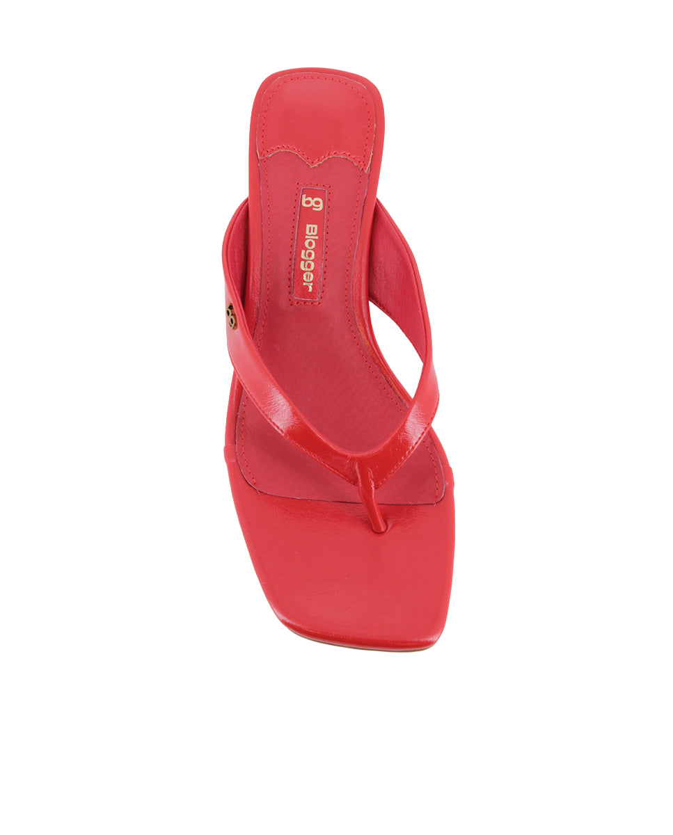 Sandalias Blogger Marlene Rojo Mujer