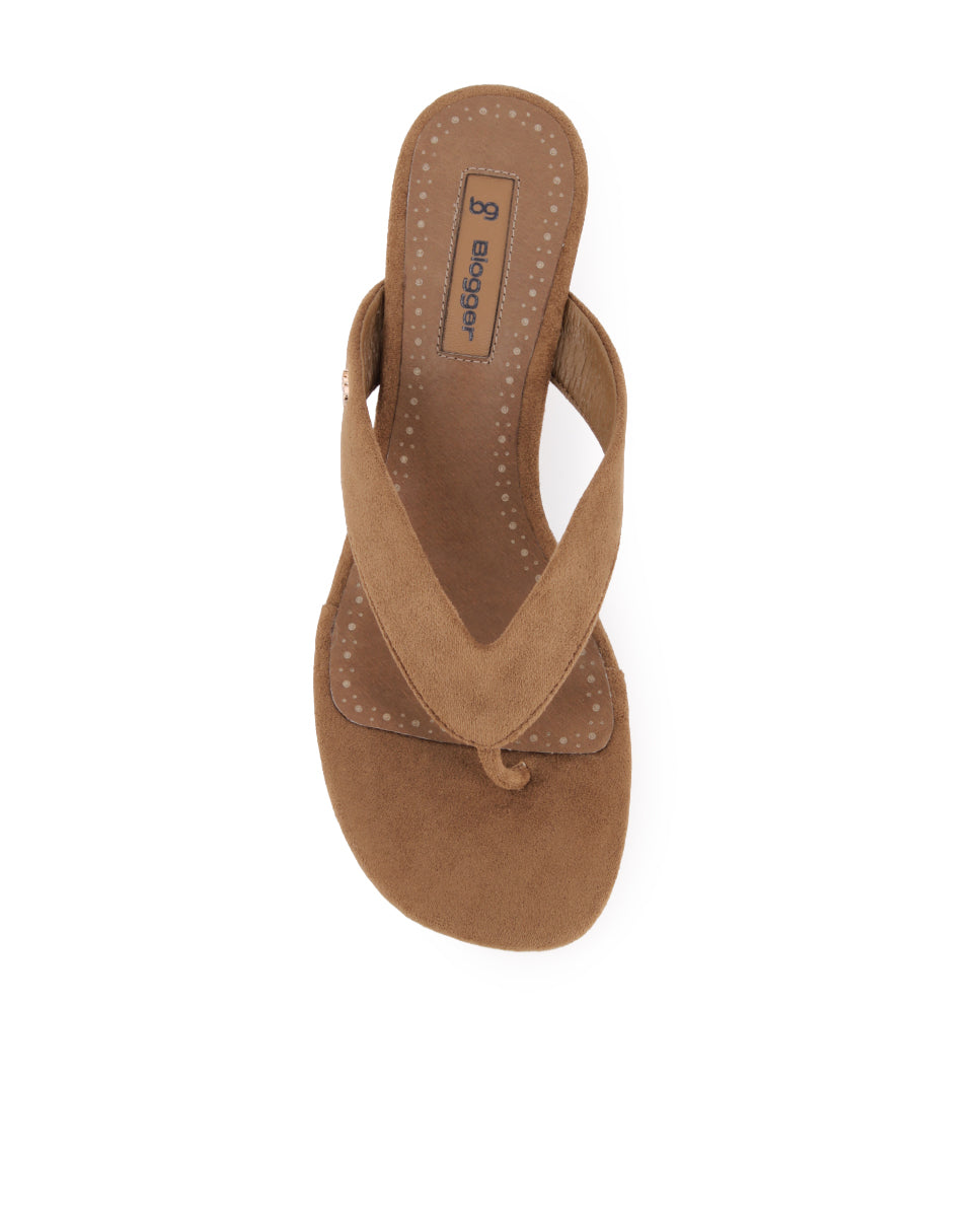 Sandalias Blogger America Camel Mujer