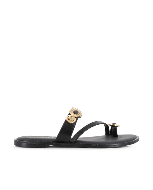 Sandalias Blogger Toscana Negro Mujer