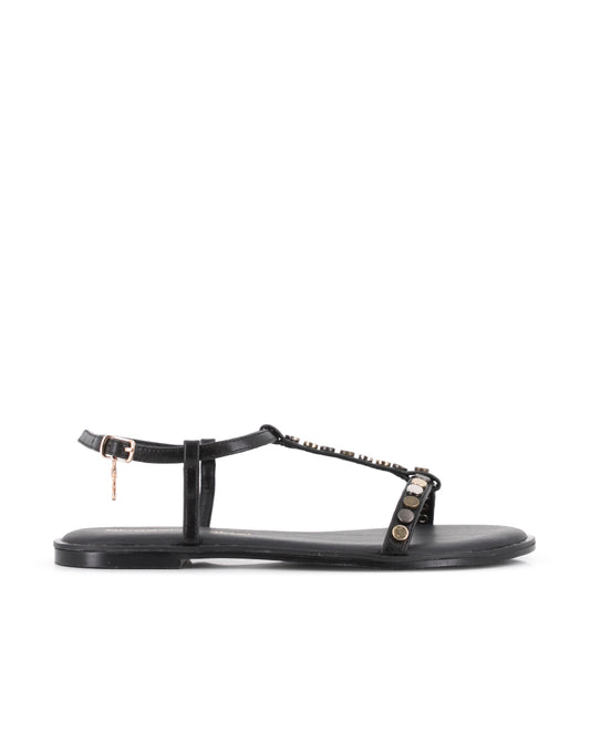 Sandalias Blogger Amanda Negro Mujer