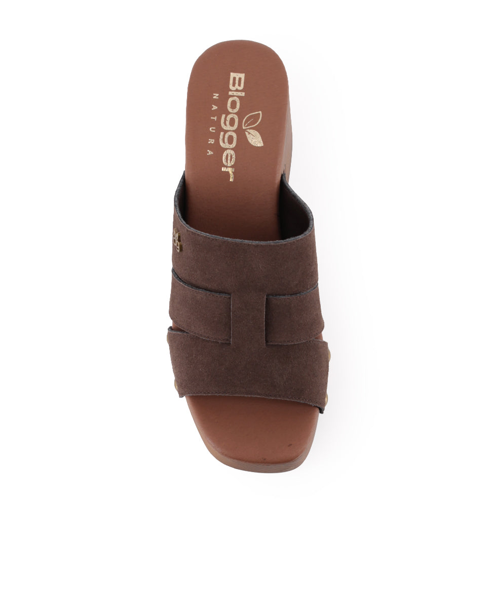Sandalias Blogger Elmi 03 Marrón Mujer