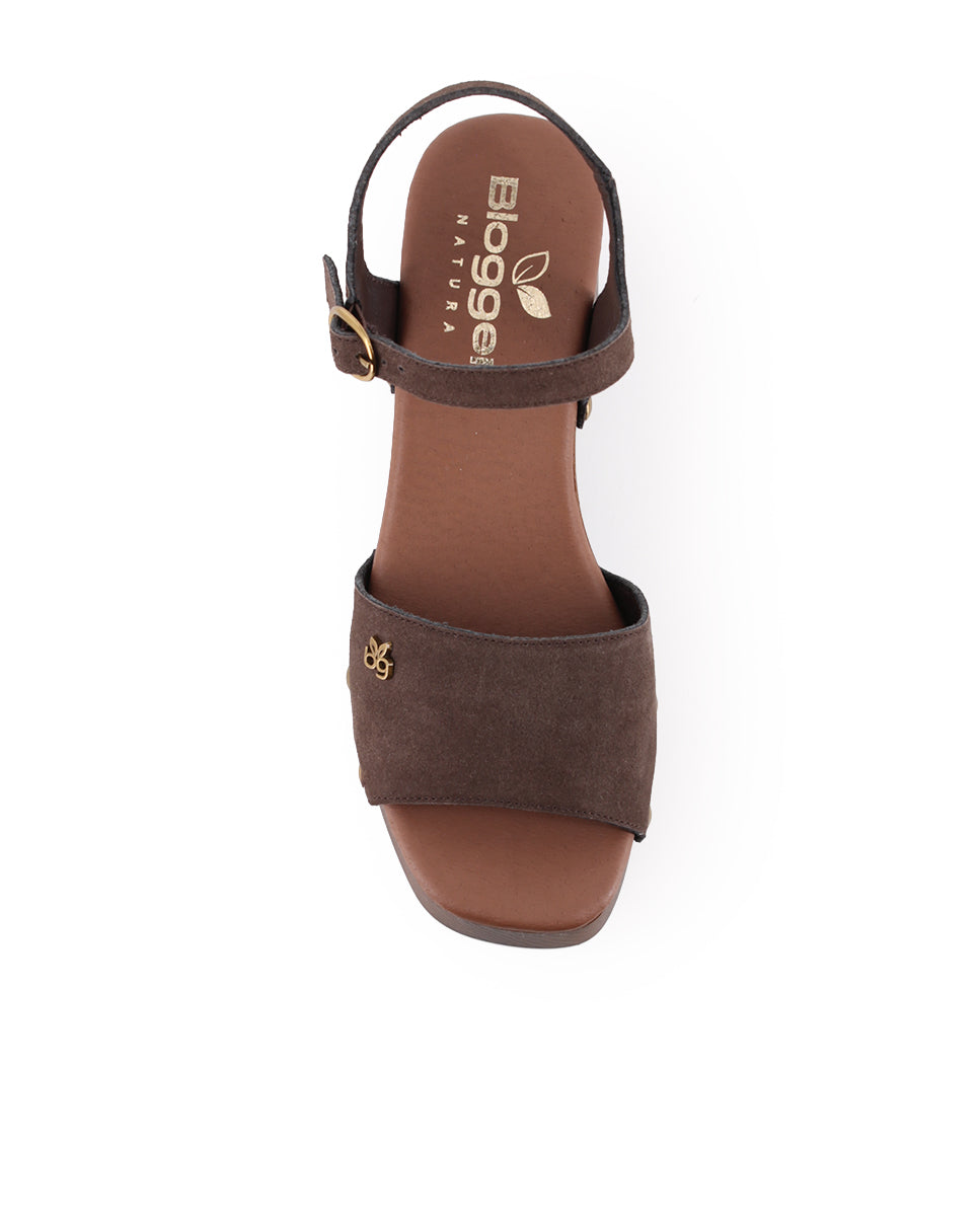 Sandalias Blogger Elmi 04 Marrón Mujer