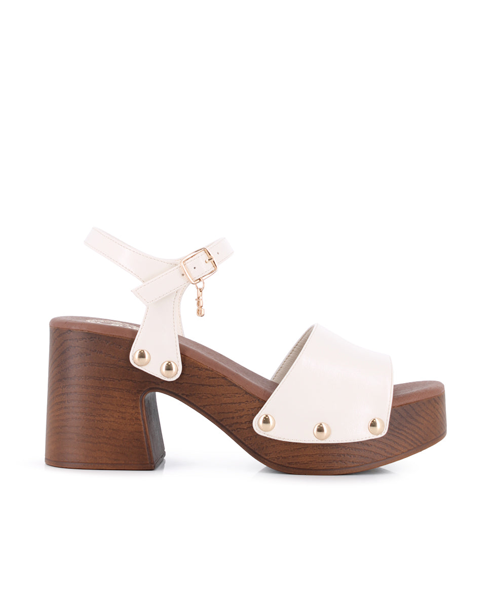 Sandalias Blogger Elmi 05 Blanco Mujer