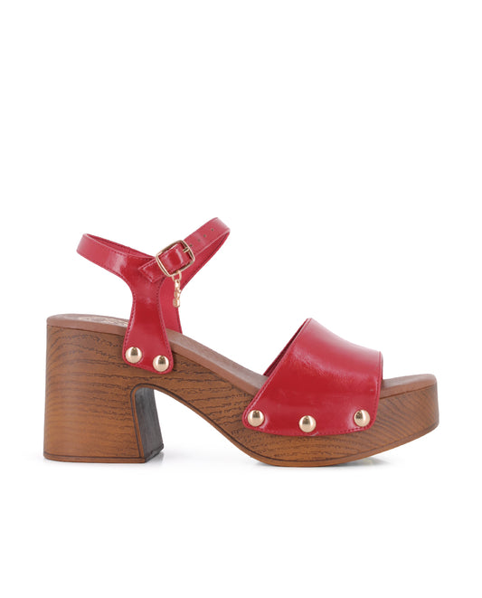 Sandalias Blogger Elmi 05 Rojo Mujer