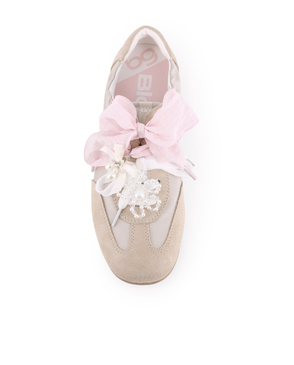 Zapatillas Blogger Doll Beige Mujer