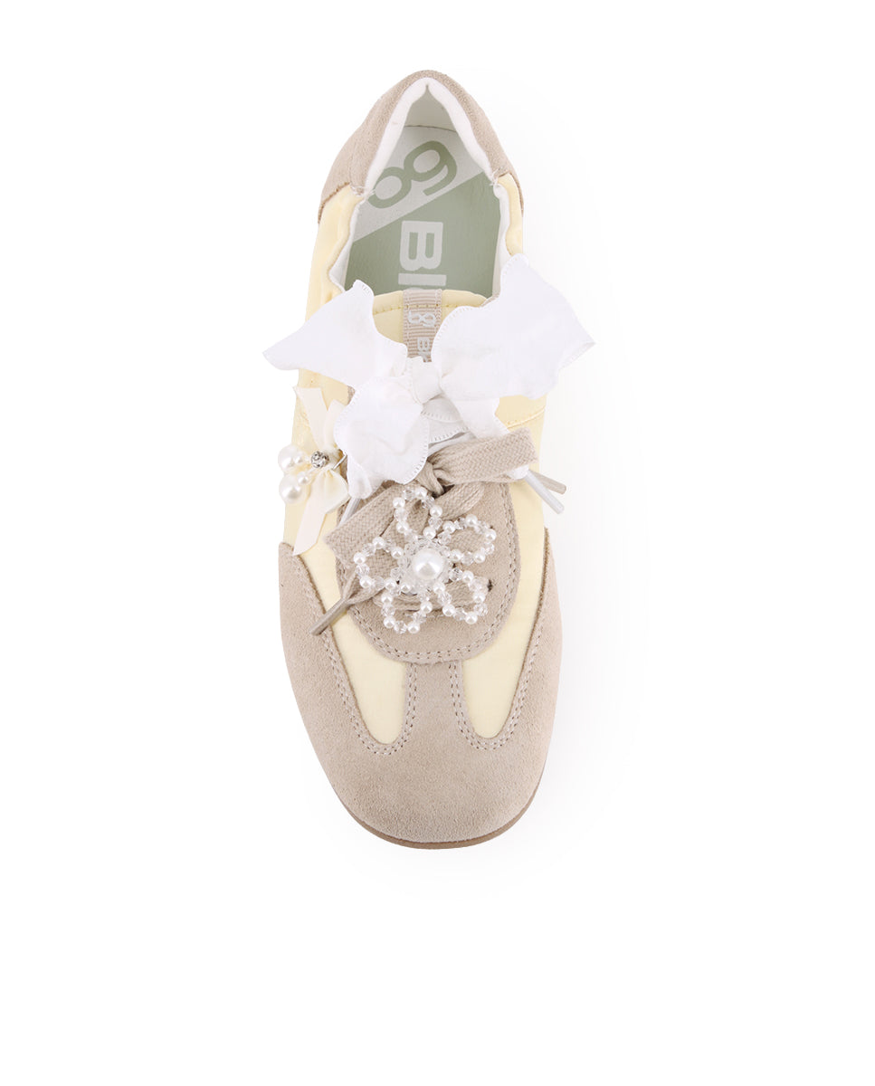 Zapatillas Blogger Doll Amarillo Pastel Mujer