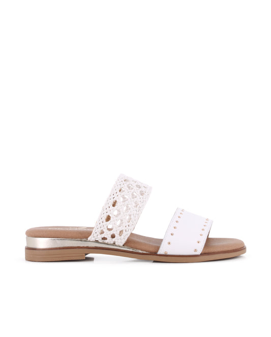 Sandalias Blogger Fontana 05 Blanco Mujer
