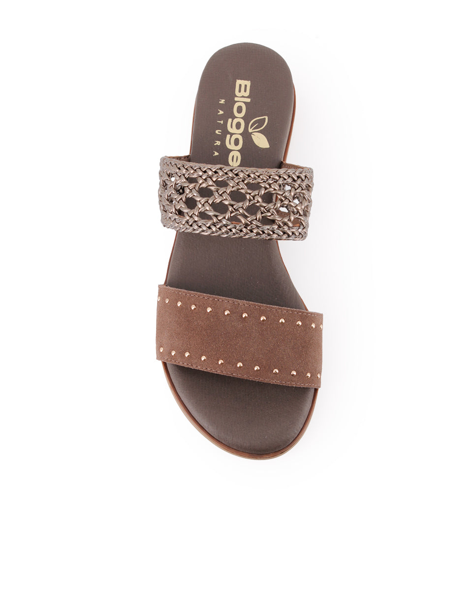 Sandalias Blogger Fontana 05 Marrón Mujer