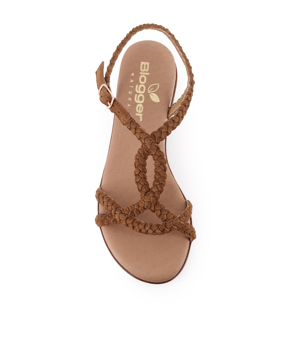 Sandalias Blogger Fontana 07 Cuero Mujer