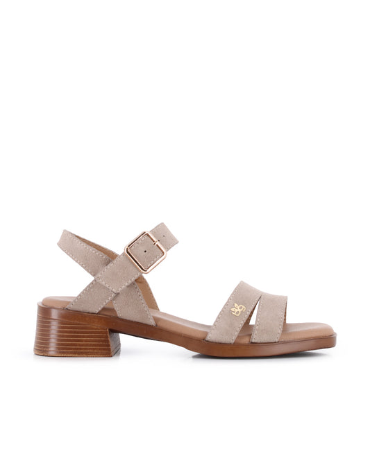 Sandalias Blogger Maxima 02 Beige Mujer