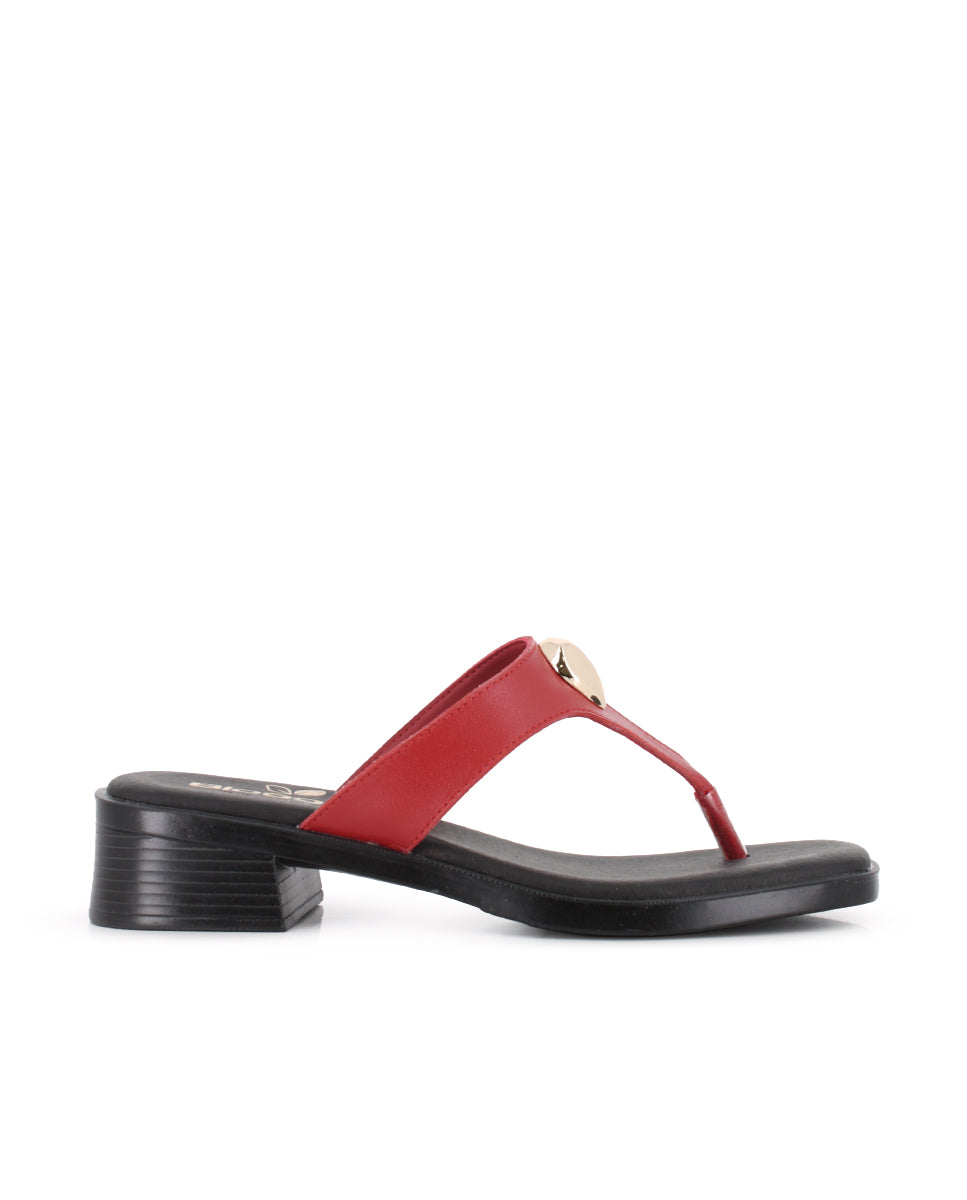 Sandalias Blogger Maxima 04 Rojo Mujer