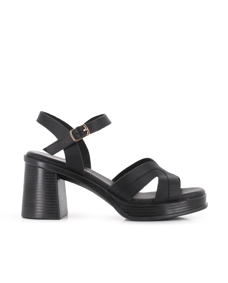 Sandalias Blogger Coachela 02 Negro Mujer