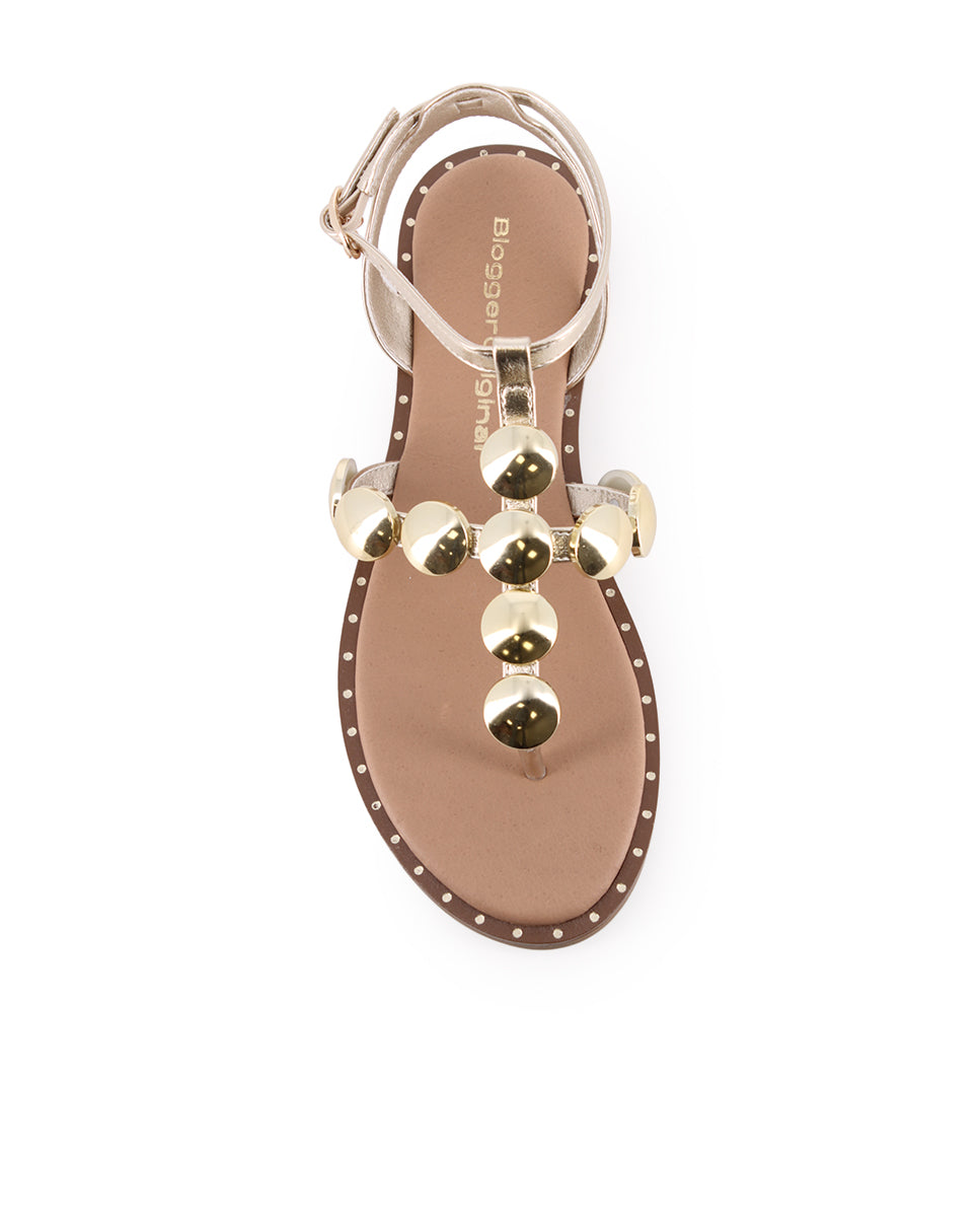 Sandalias Blogger Nayeli Dorado Mujer