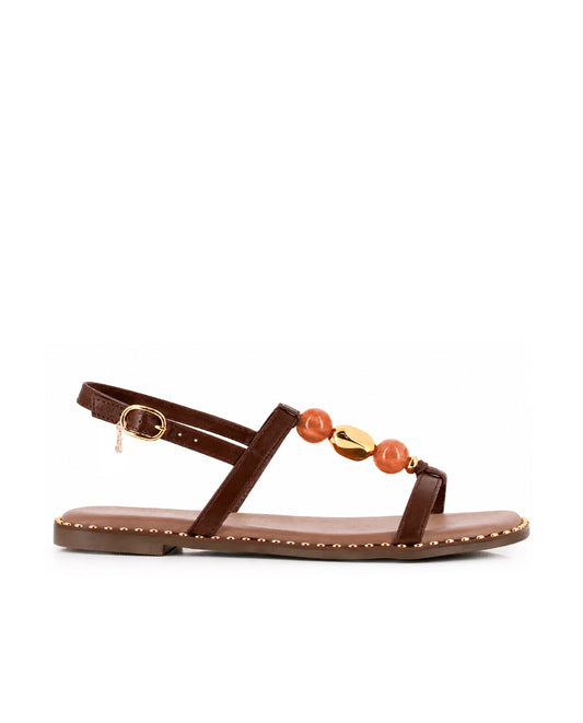 Sandalias Blogger Aveline Marrón Mujer