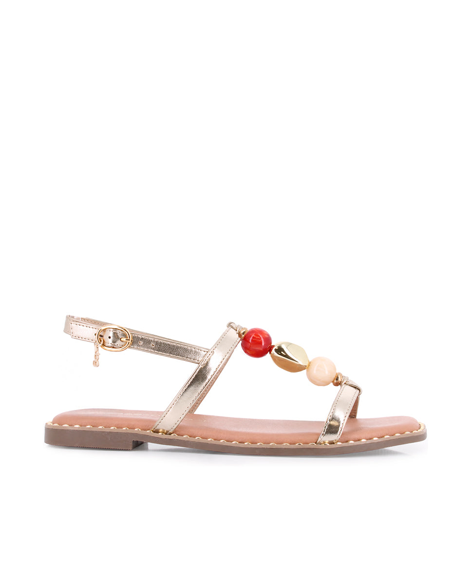 Sandalias Blogger Aveline Dorado Mujer