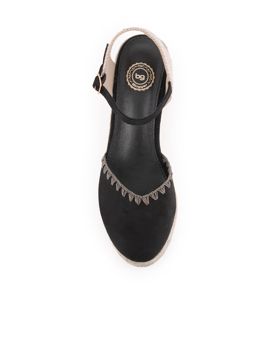 Sandalias Blogger Dafne 03 Negro Mujer