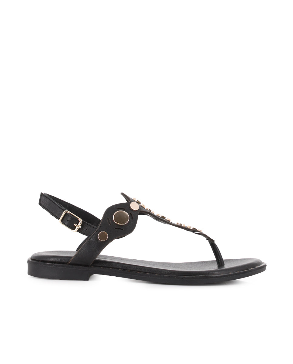Sandalias Blogger Zar Negro Mujer