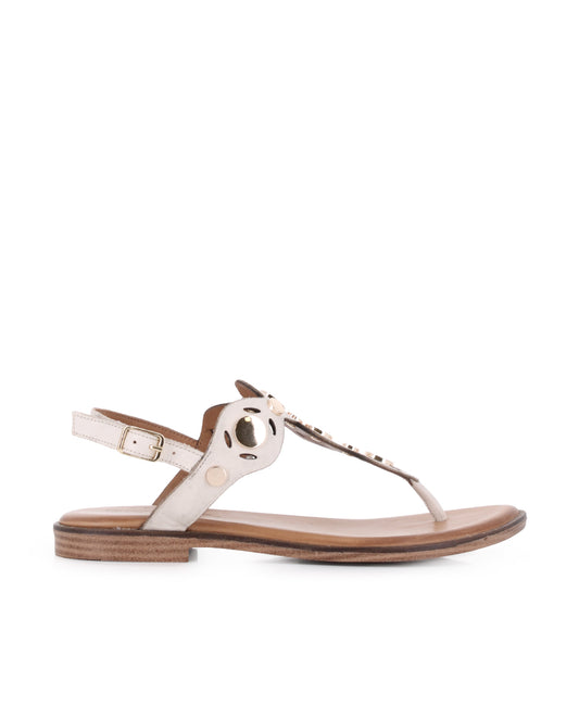 Sandalias Blogger Zar Beige Mujer
