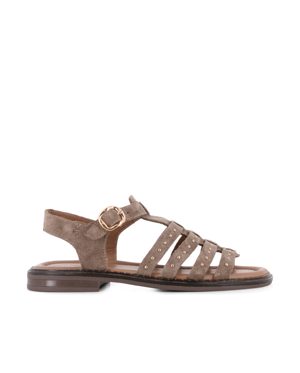 Sandalias Blogger Calatea Taupe Mujer