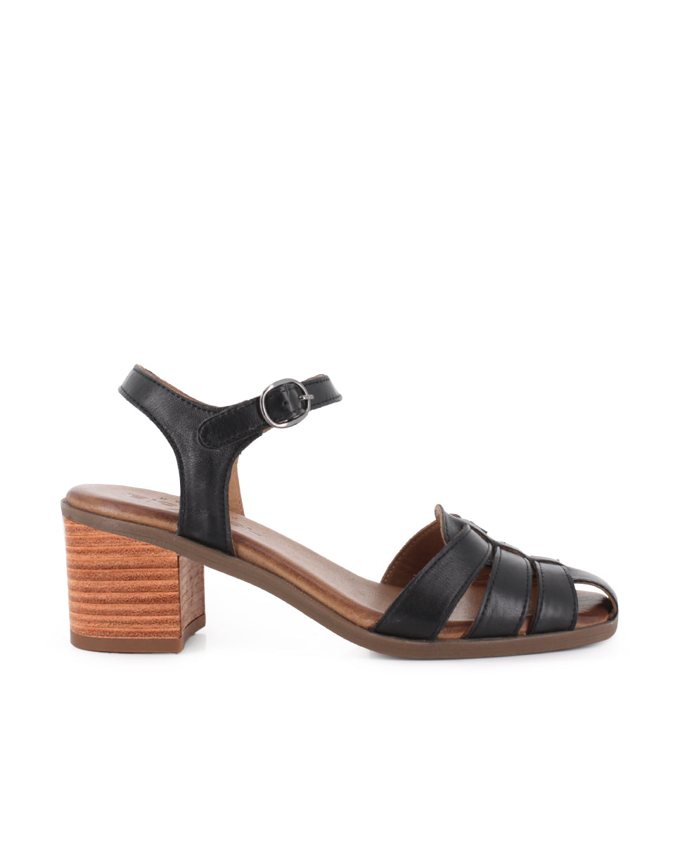 Sandalias Blogger Arisha 02 Negro Mujer