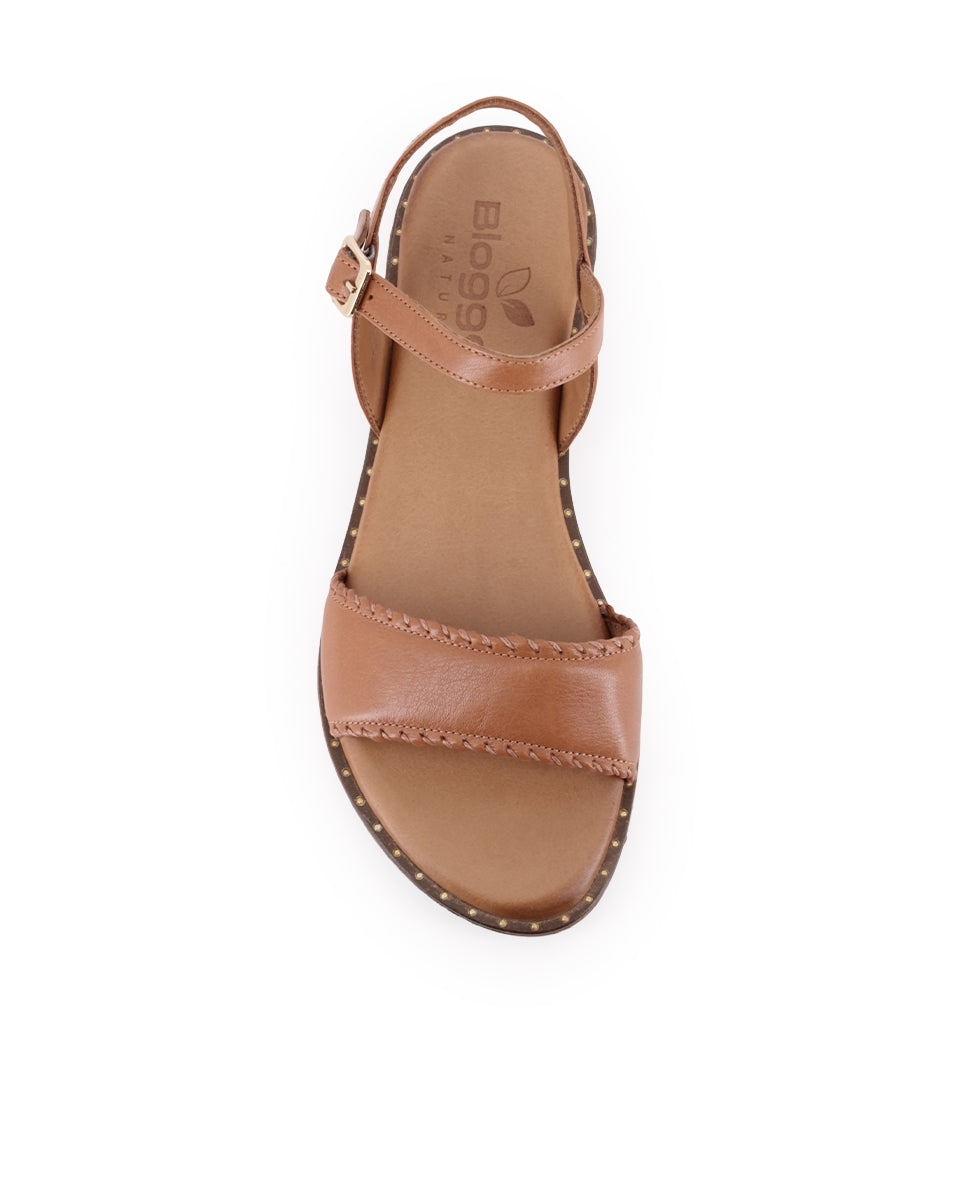 Sandalias Blogger Sena Cuero Mujer