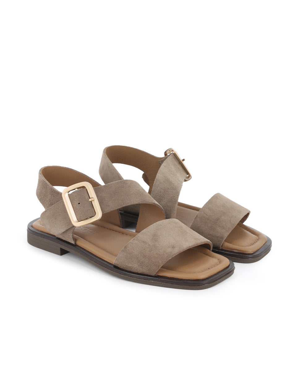 Sandalias Blogger Zita 03 Taupe Mujer