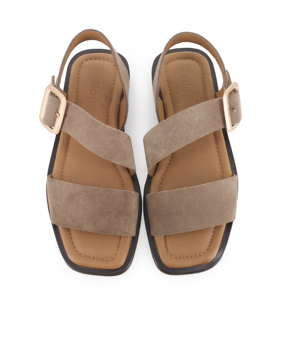 Sandalias Blogger Zita 03 Taupe Mujer
