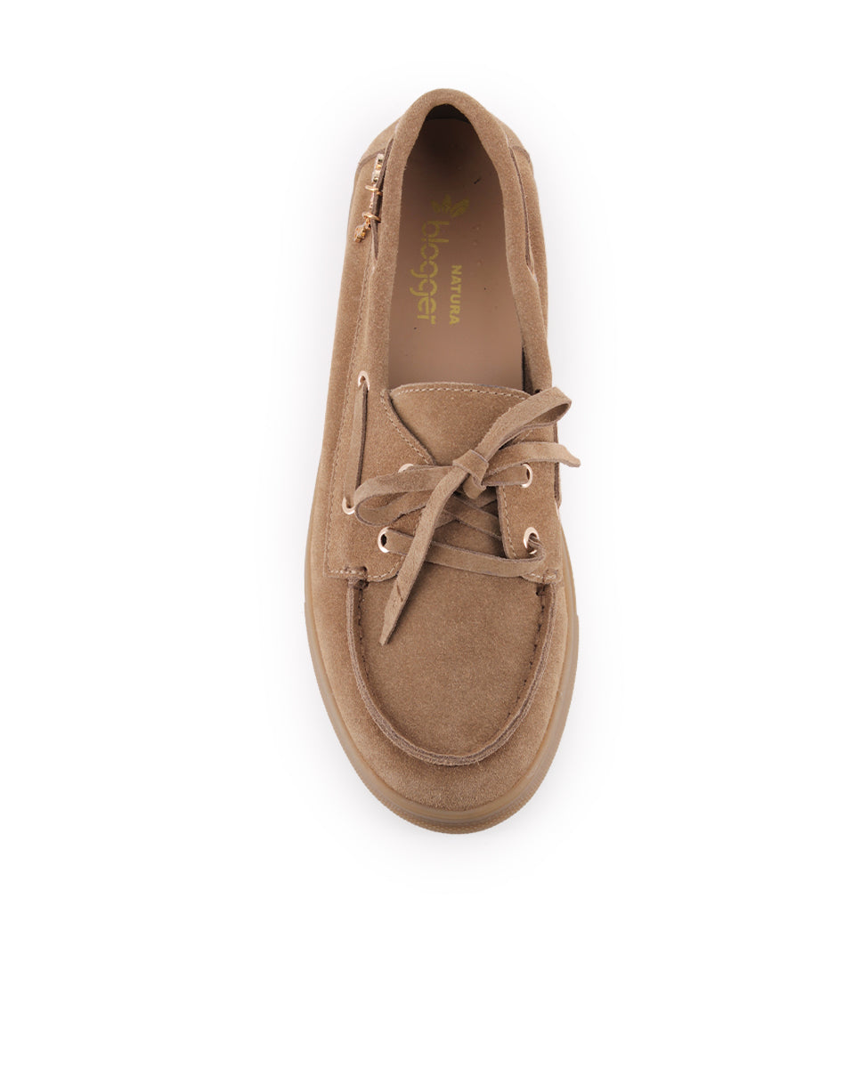 Mocasines Blogger Castiza Cuero Mujer