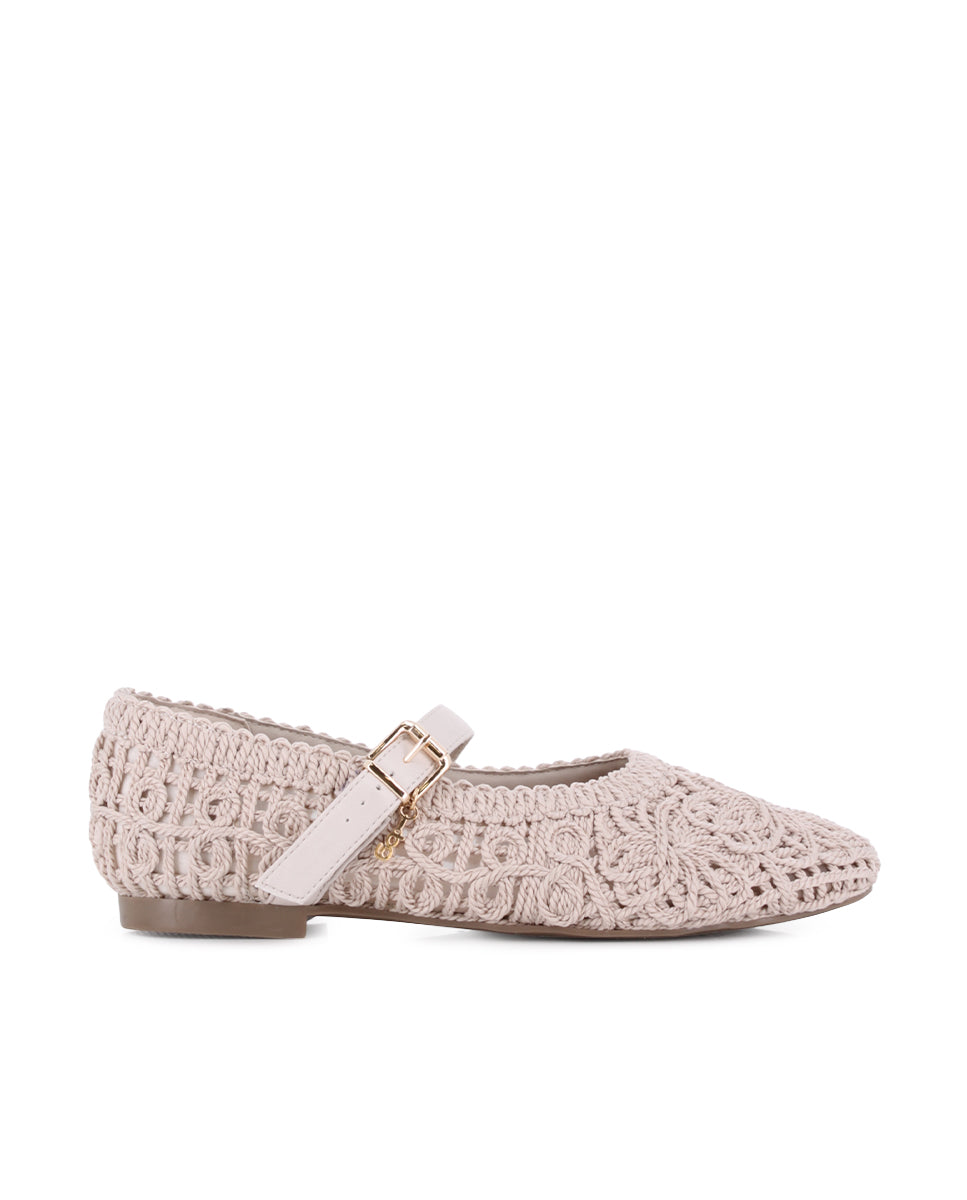 Bailarina Blogger Mabel Beige Mujer