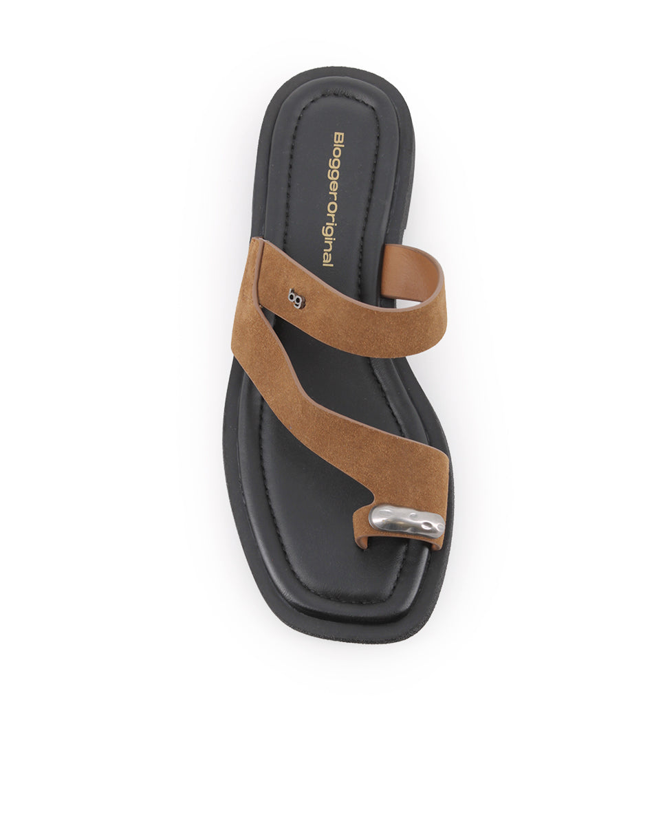 Sandalias Blogger Brynja Cuero Mujer
