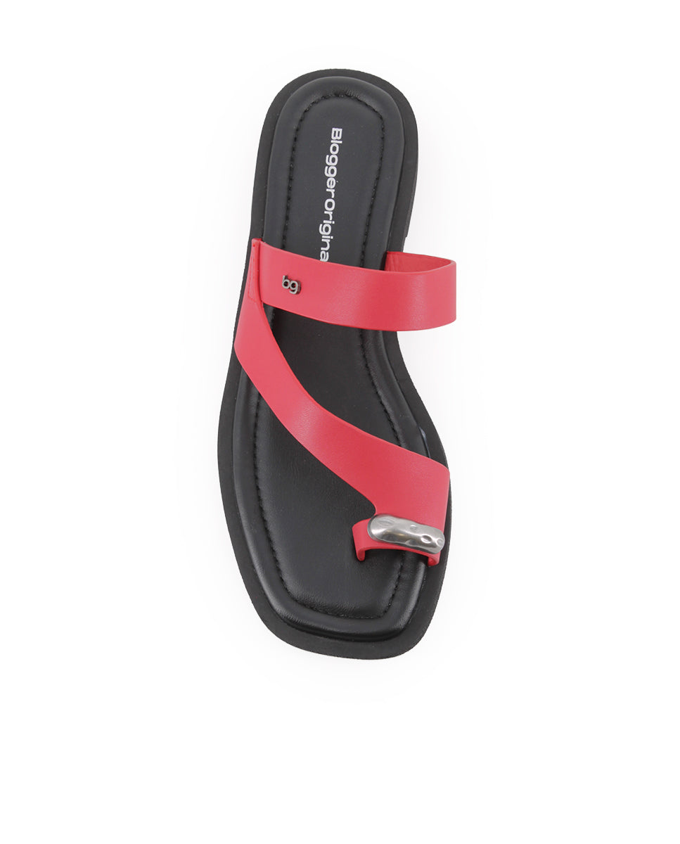 Sandalias Blogger Brynja Rojo Mujer