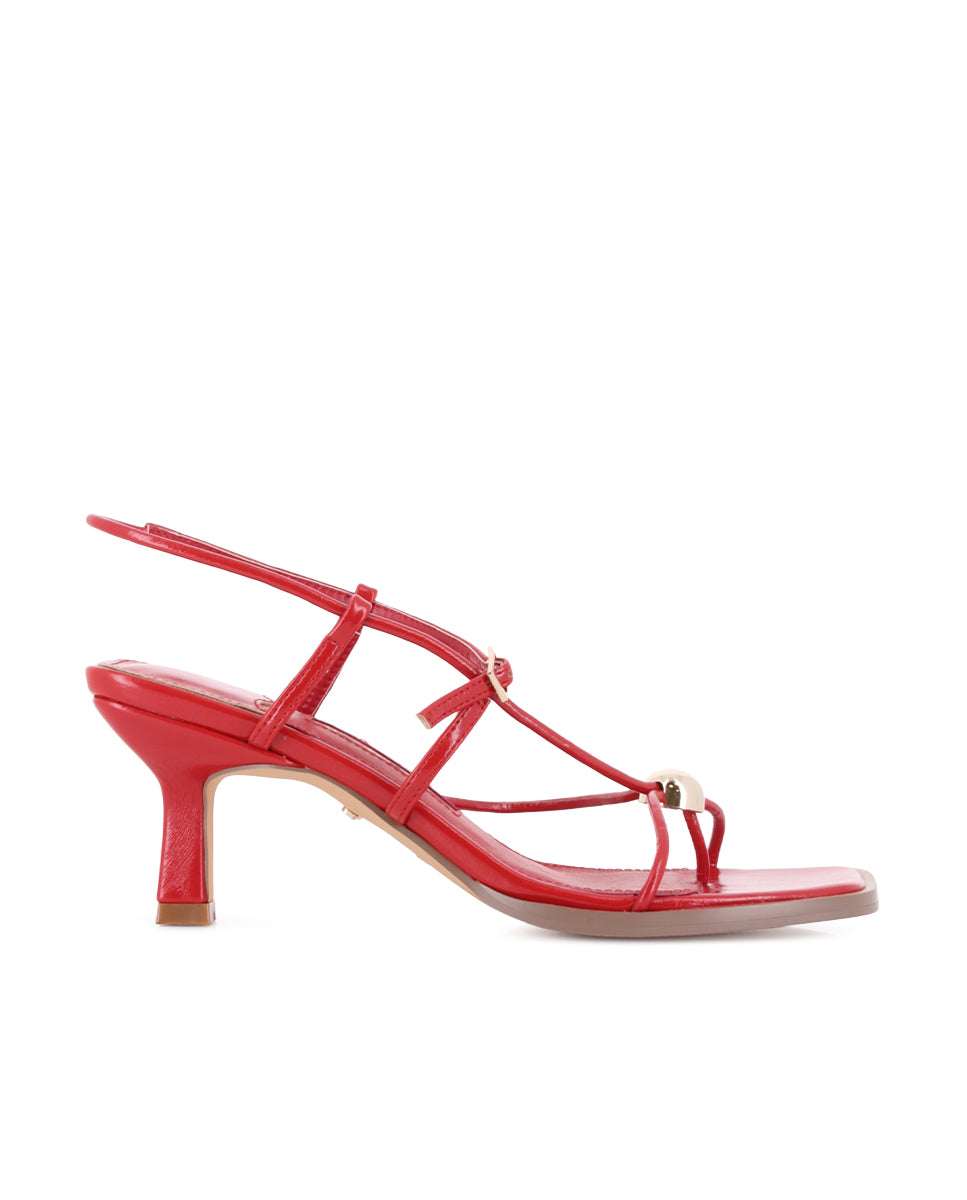 Sandalias Blogger Bellagio Rojo Mujer