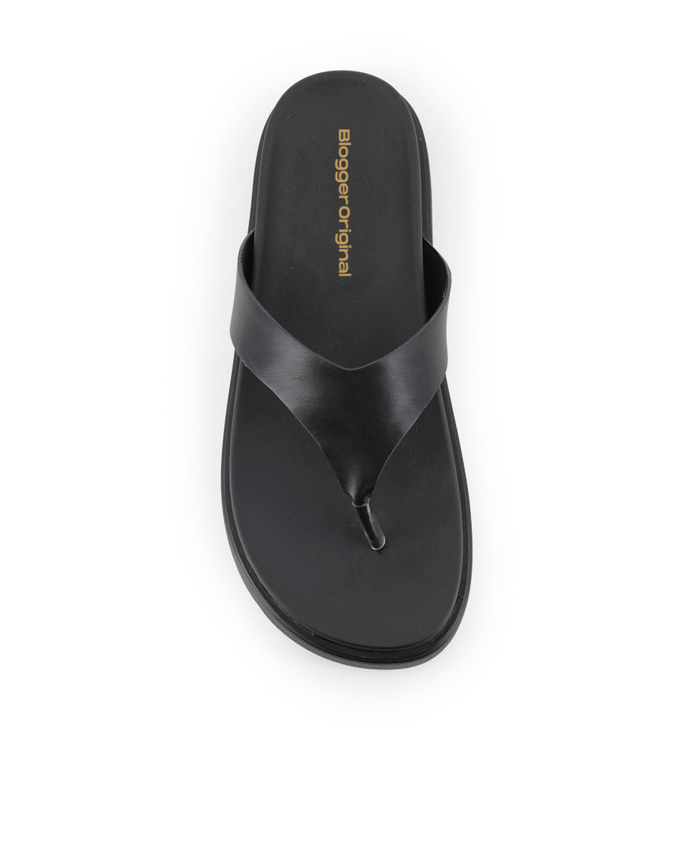 Sandalias Blogger Indy Negro Mujer