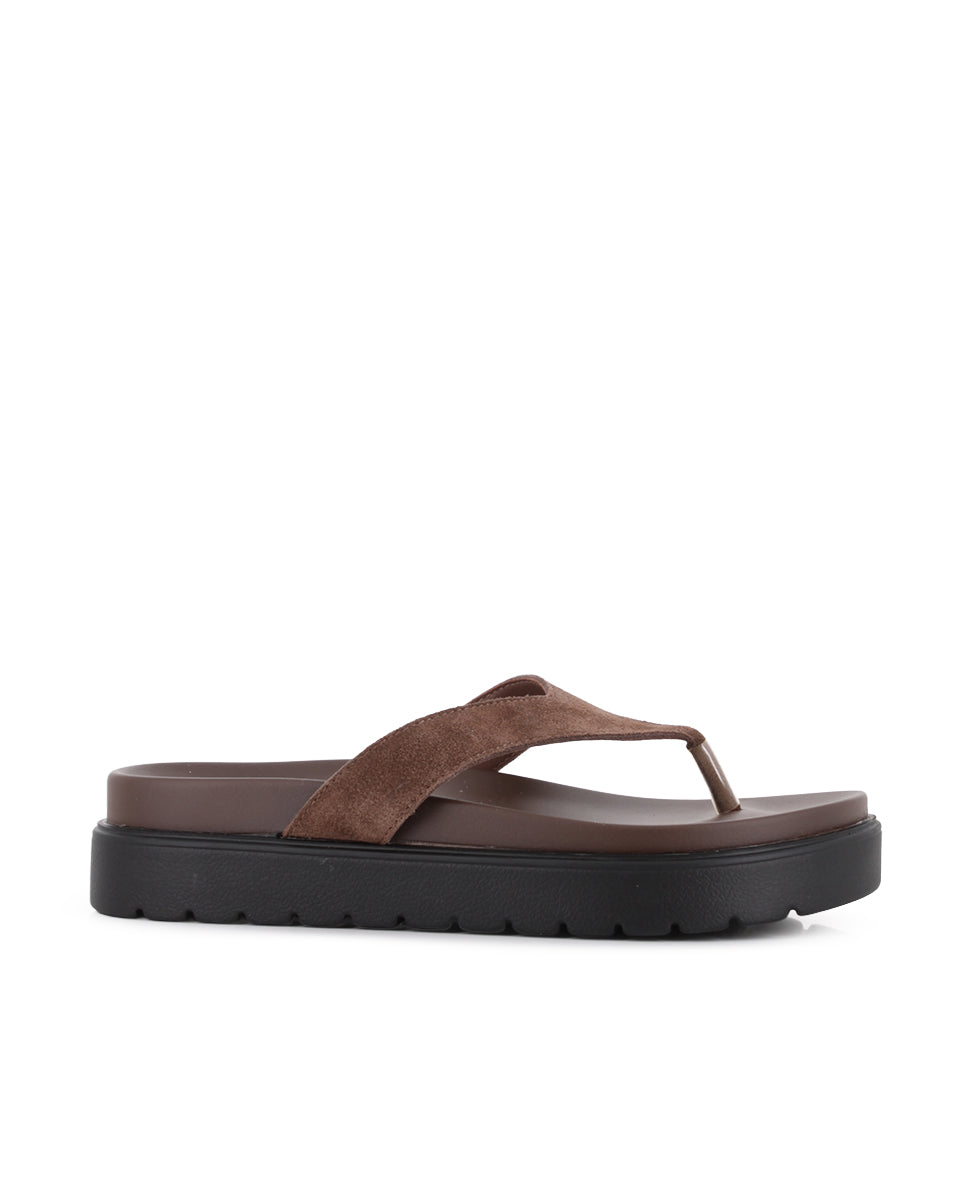 Sandalias Blogger Indy Marrón Mujer