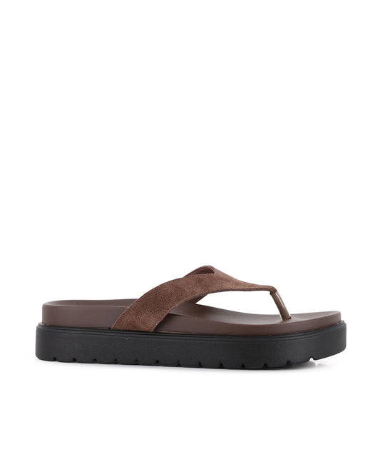 Sandalias Blogger Indy Marrón Mujer