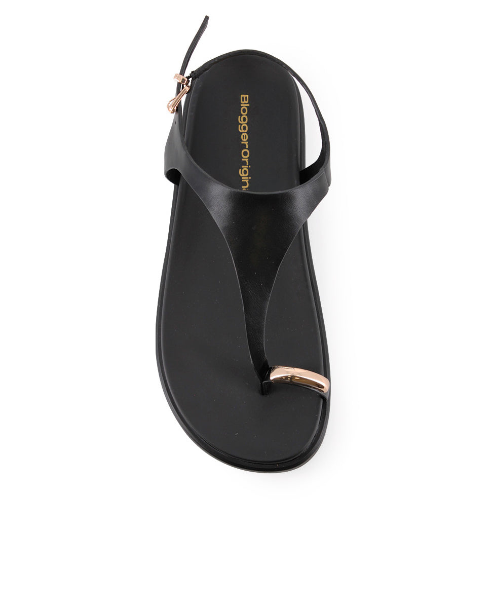 Sandalias Blogger Landy Negro Mujer