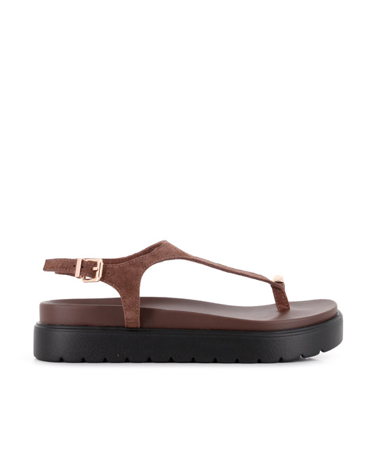 Sandalias Blogger Landy Marrón Mujer