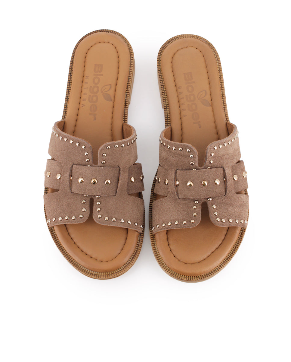 Sandalias Blogger Lauri 02 Taupe Mujer