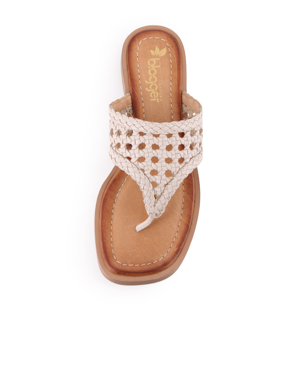 Sandalias Blogger Damaso Beige Mujer